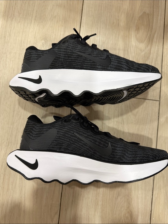 Nike Shoes - Nike Men’s Black and White Wave-Soled Running Shoes